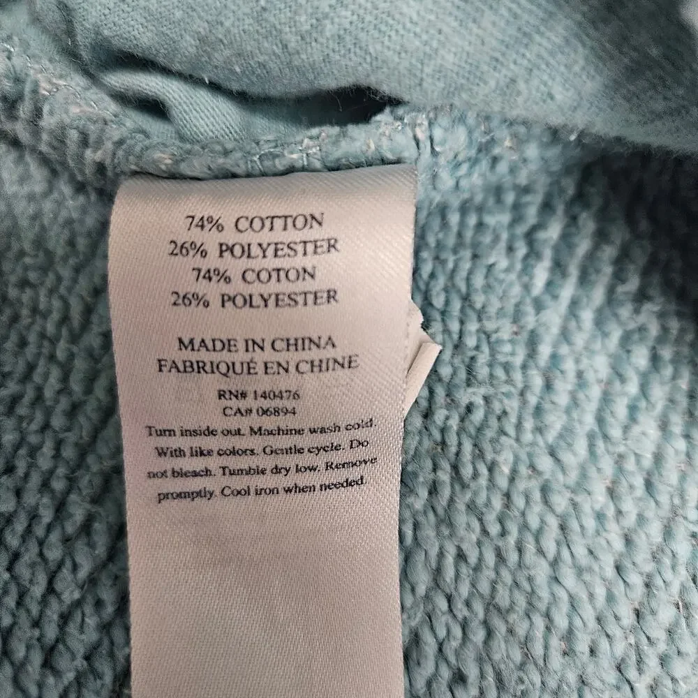 Faherty Brand Men's XL Blue Knit Sweat Shorts French Terry Coastal Athleisure